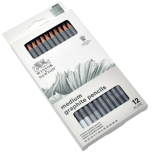 Studio Collection Crayons graphite Medium Lot de 12