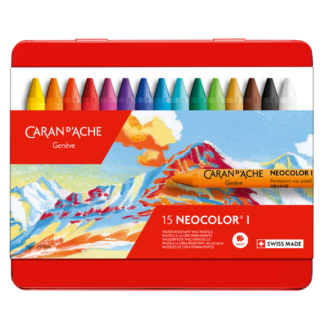 Neocolor I Crayons de couleur pastel  Set de 15 