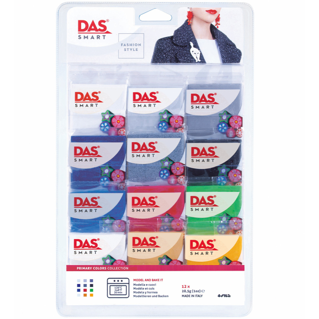 Smart Set Argile à modeler Primary 12 x 28 g