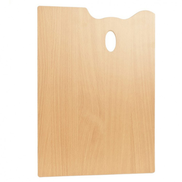 Palette rectangulaire en bois 35 x 45 cm