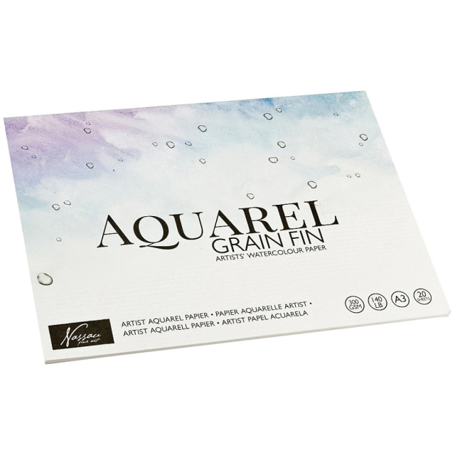 Papier Aquarel A3, 20 feuilles
