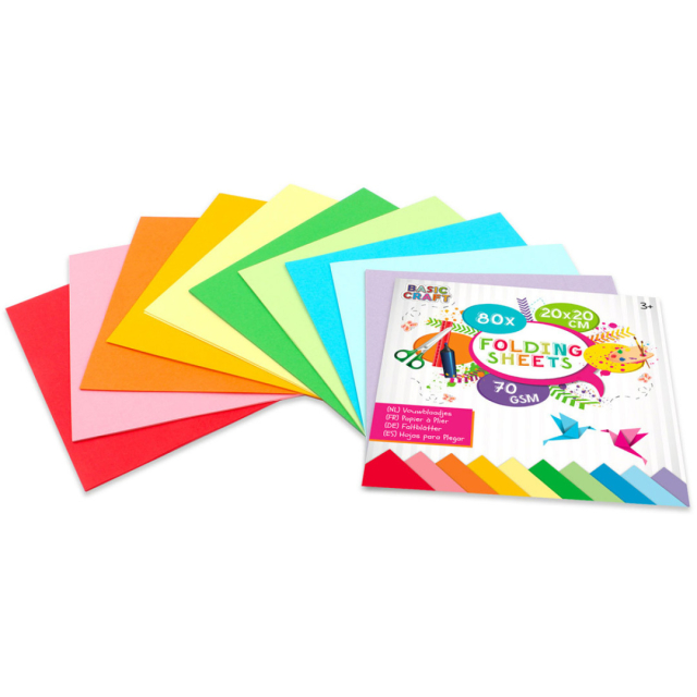 Papier origami 20cm 80-pack
