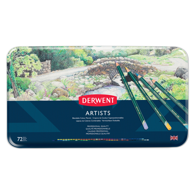 Artists Crayons de couleur Lot de 72