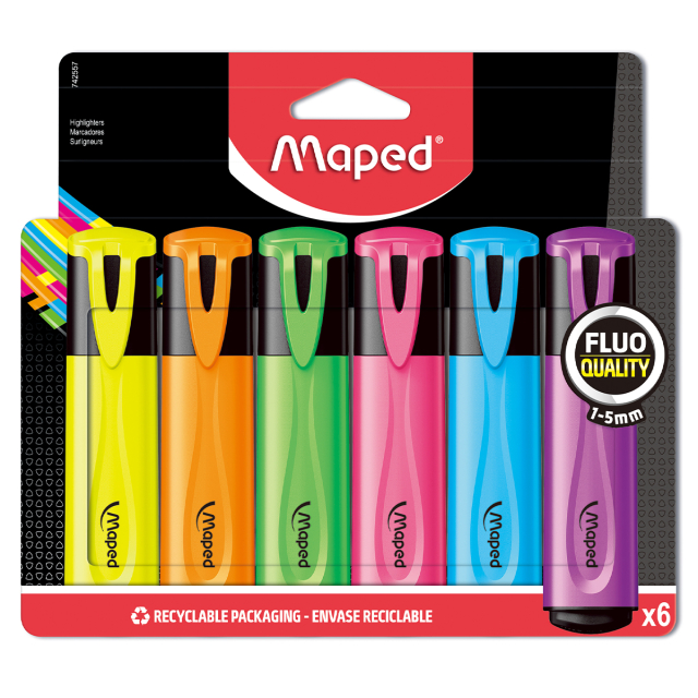 Highlighters Lot de 6