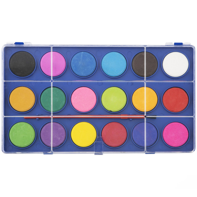 Ensemble d'aquarelle 18 couleurs