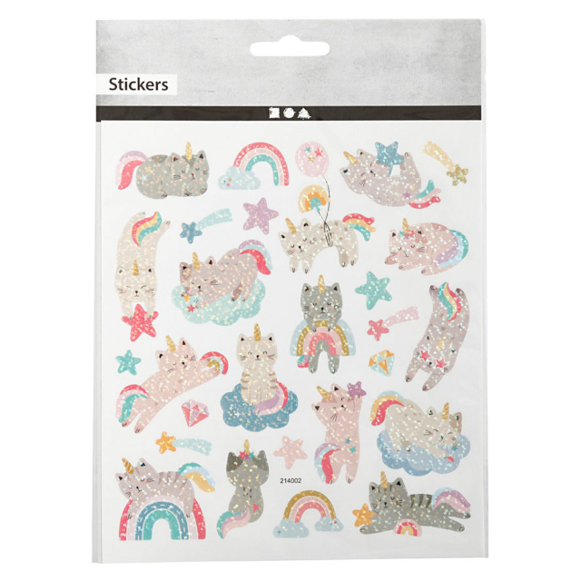 Stickers Chats Licorne 1 filles