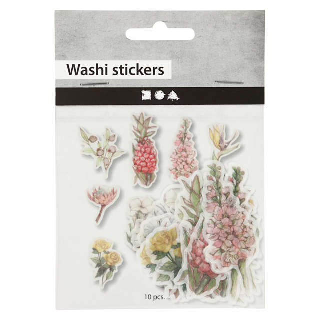 Washi Stickers Fleurs