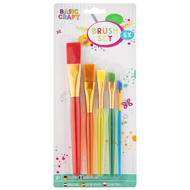 Pinceaux pour enfants Lot de 5