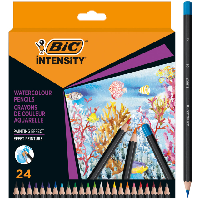 Crayons de couleurs BIC Intensity - loisirs créatifs adultes BIC