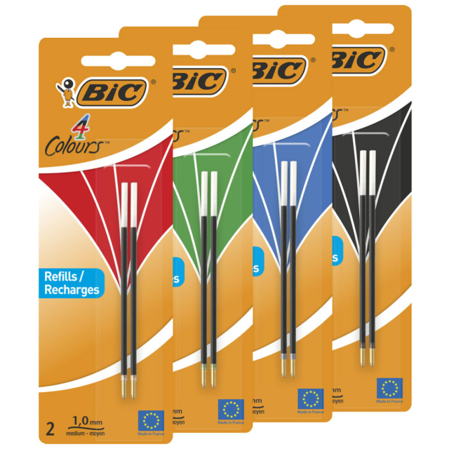 Refill Stylo multi-couleurs lot de 2