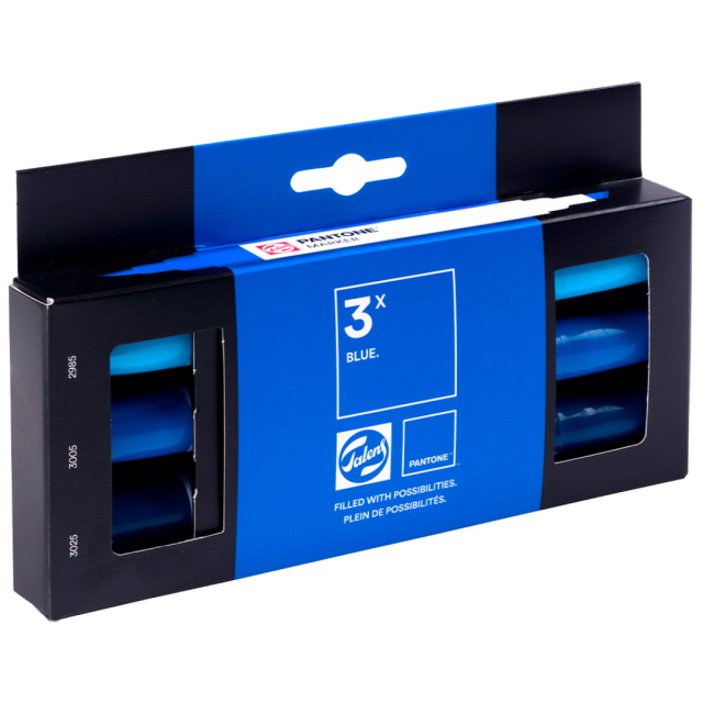 Marker Ensemble de 3 Blue