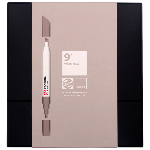 Marker Ensemble de 9 Warm Gray