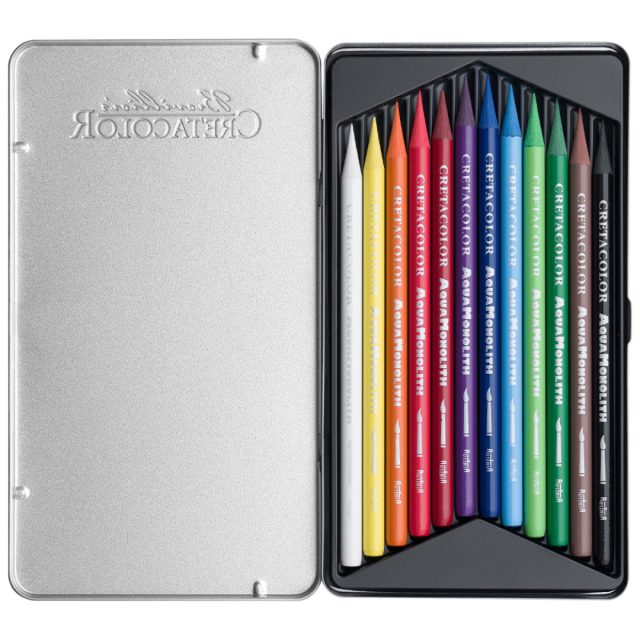 Aqua Monolith Crayons Aquarelle Lot de 12