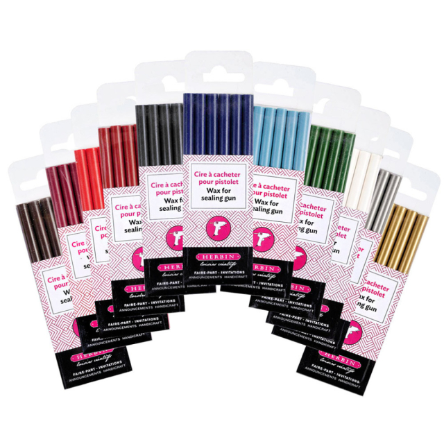 Cire à cacheter pour pistolet Ensemble de 6