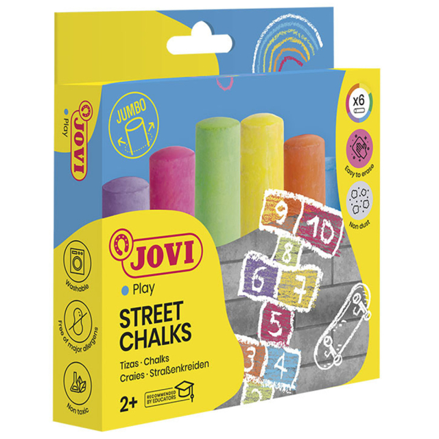 Maped Color'Peps Baby - Craies en Cire Bébé - Crayons de Cire pour enfants  +18 mois - Boîte de 6 couleurs assorties - Ergonomique Multicolore