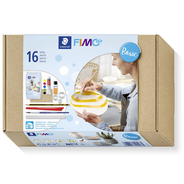 FIMO Air Mix-set Basic Lot de 16