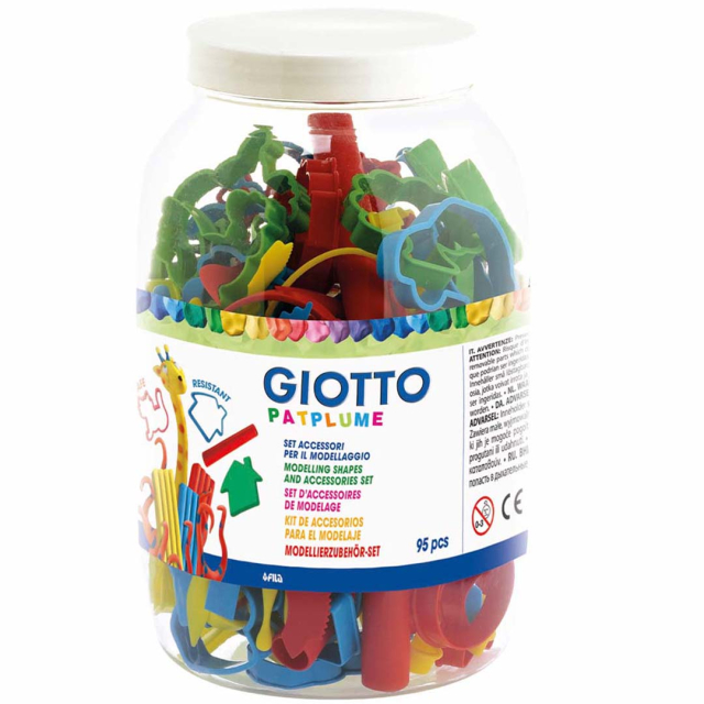 Patplume Lot de moules en argile 95 pièces