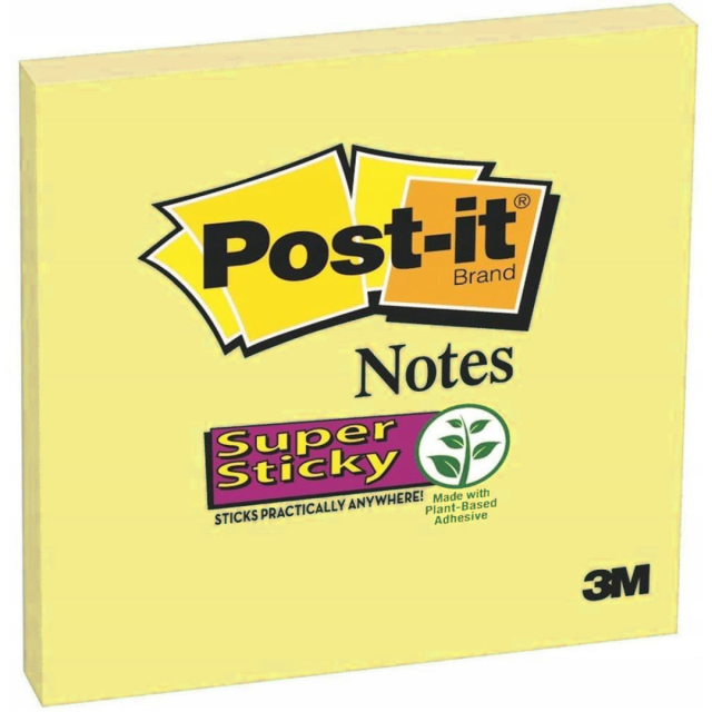 Post-it Super Sticky 76x76 Jaune
