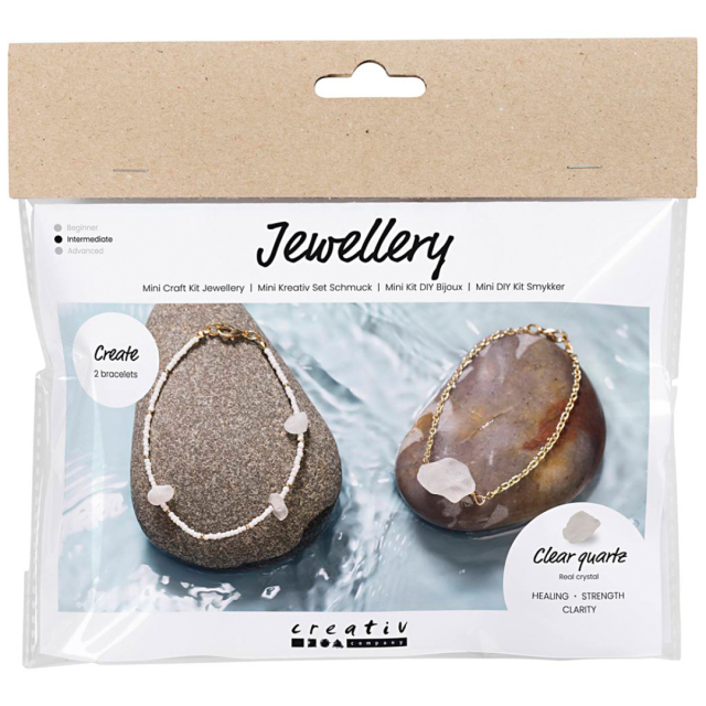 Mini DIY-kit Bijoux Cristal de roche