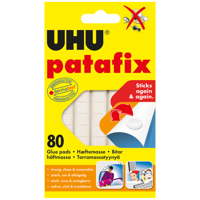 Patafix Pastilles adhésive 80 pièces