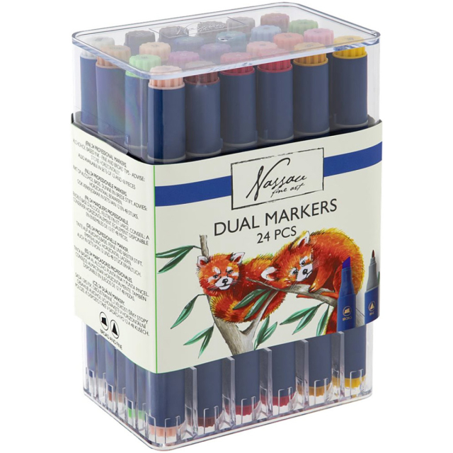 Dual Markers Lot de 24
