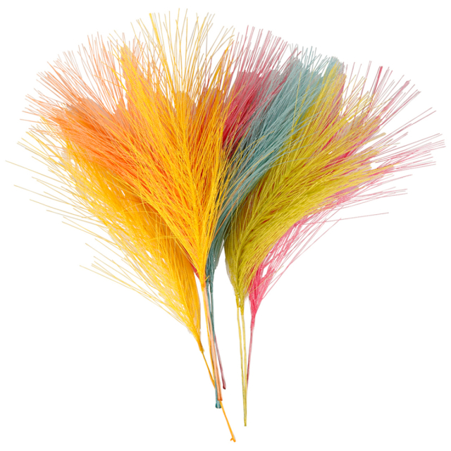 Plumes artificielles lot de 10 Mélange de couleurs