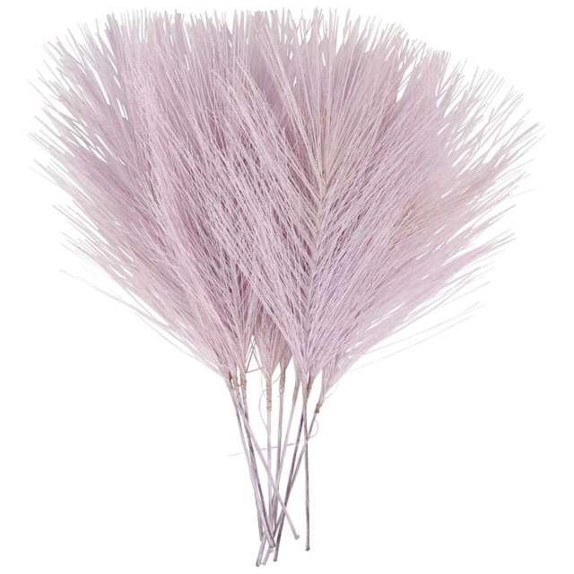 Plumes artificielles lot de 10 Violet clair