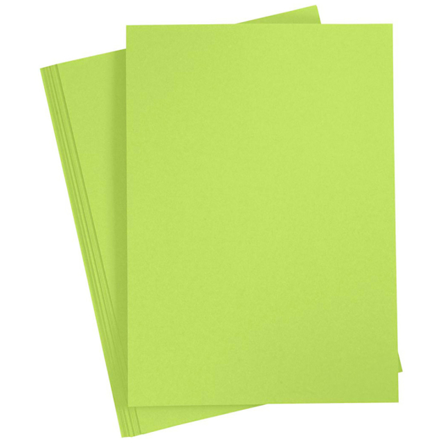 Papier coloré Vert clair A4 180g 20 feuilles