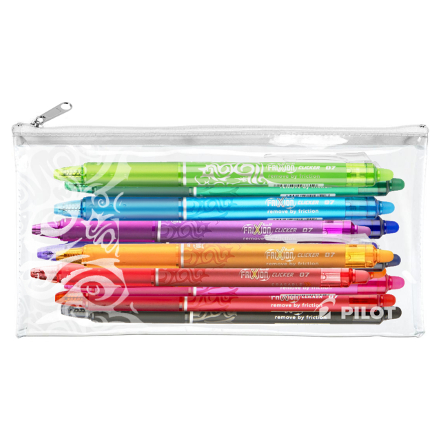 FriXion Clicker 0.7 Lot de 13 dans une trousse
