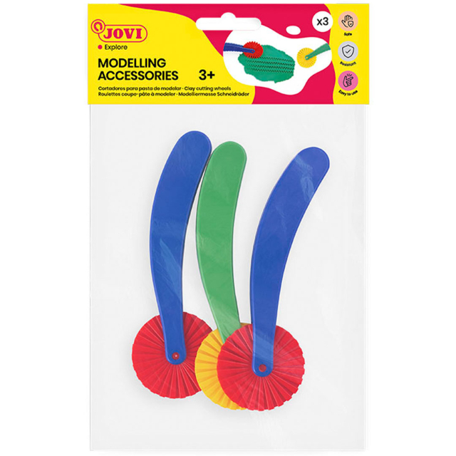 Cutter pour pâte à modeler 3-pack (3 ans+)