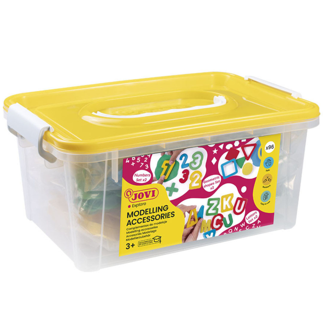 Lot de moules en argile 96 pièces (3 ans+)