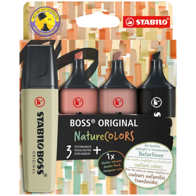 Boss Nature Colors Lot de 4 No.1