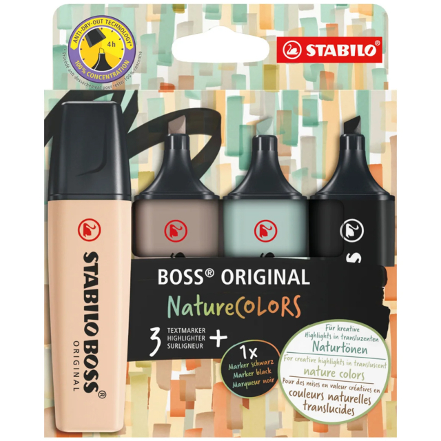 Boss Nature Colors Lot de 4 No.2