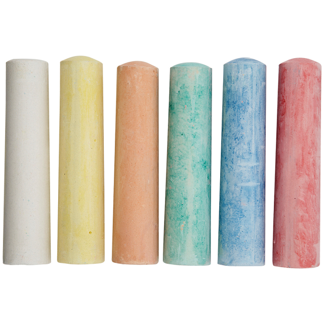 Craies de Trottoir Jumbo Lot de 6