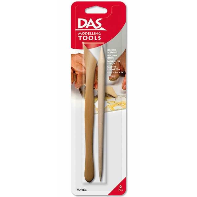Outils en bois pour le modelage Lot de 2c