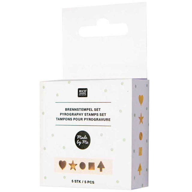 Tampons pour pyrogravure Lot de 5