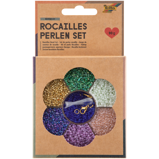 Ensemble de perles Rocailles Violet