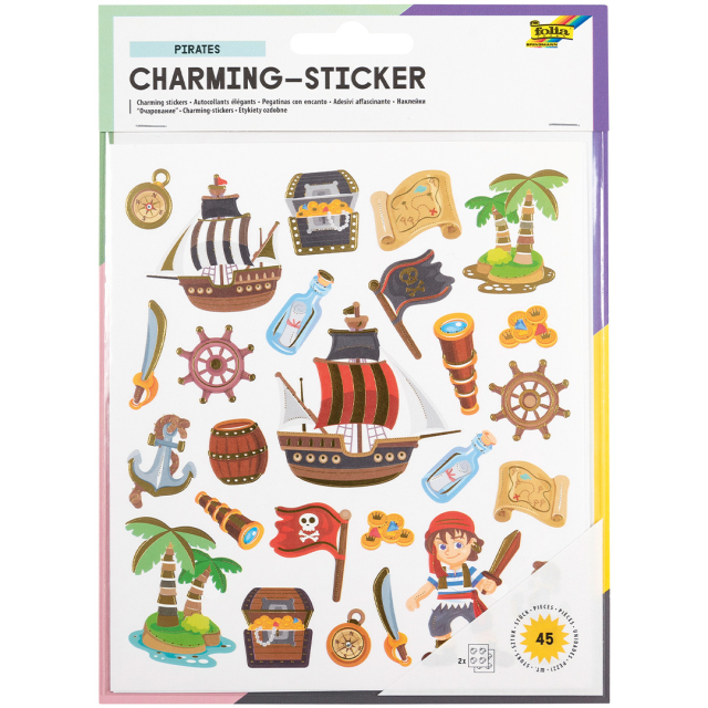 Stickers Pirates 2 feuilles