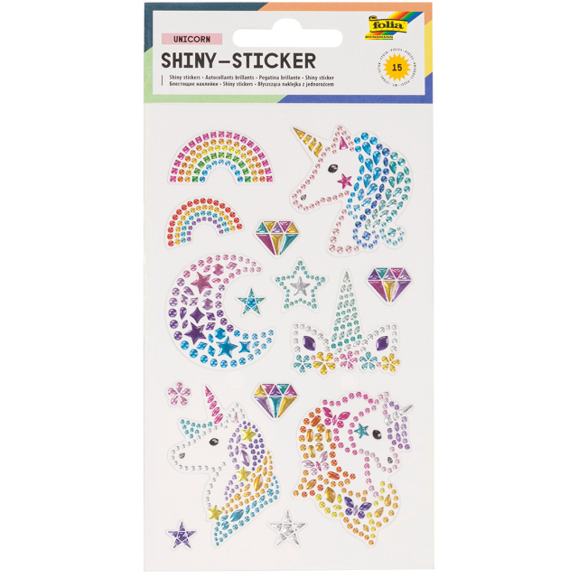 Stickers diamant Licorne 1 feuille