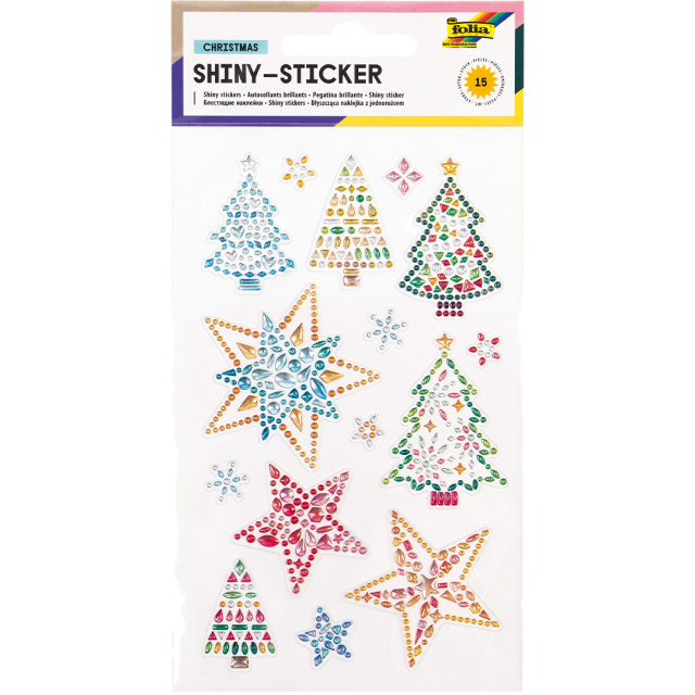 Stickers diamant Noël 1 feuille