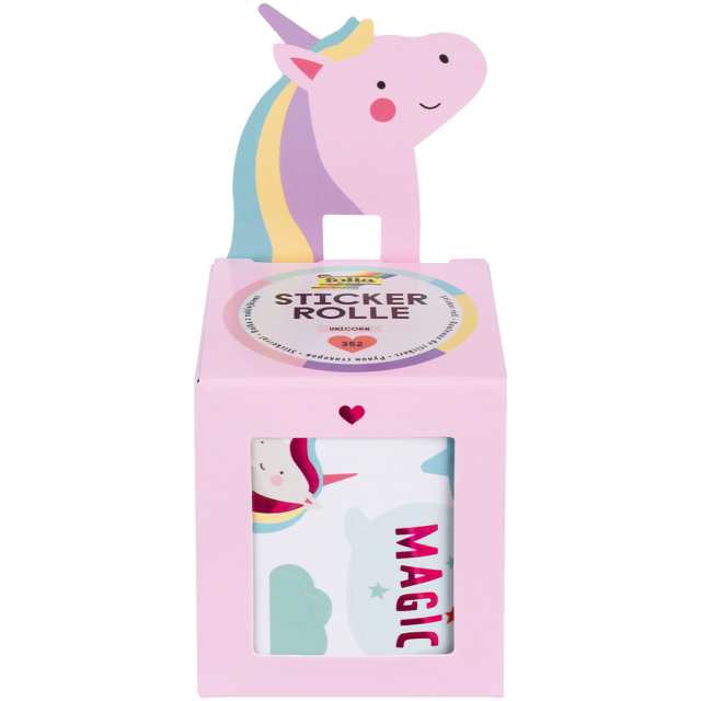 Autocollant sur rouleau Licorne