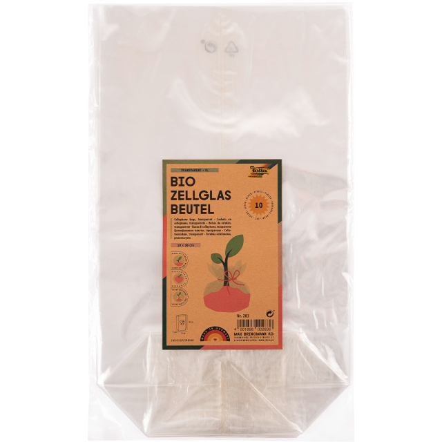 Sachets de cellophane biodégradables Taille XL lot de 10
