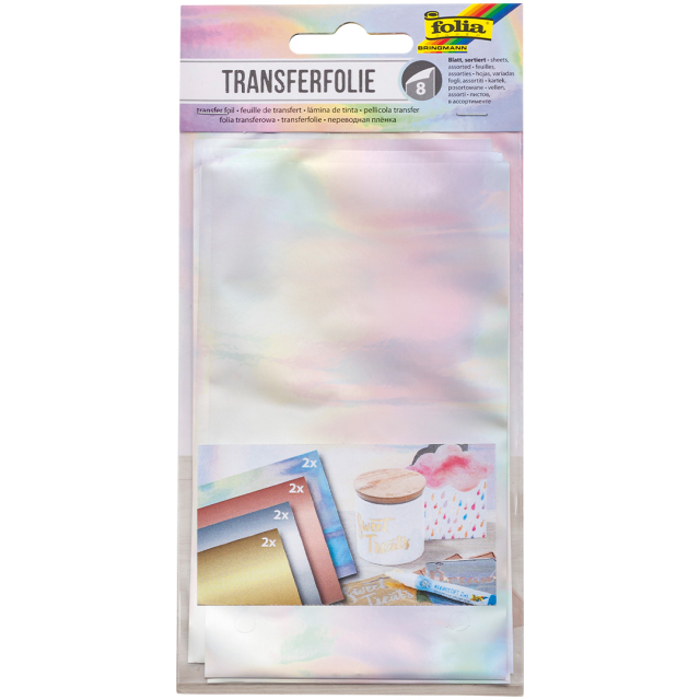 Feuilles de transfert  9 x 16 cm 