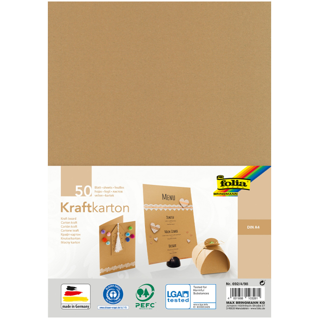 Papier de couleur naturel 230g/m² 50 feuilles