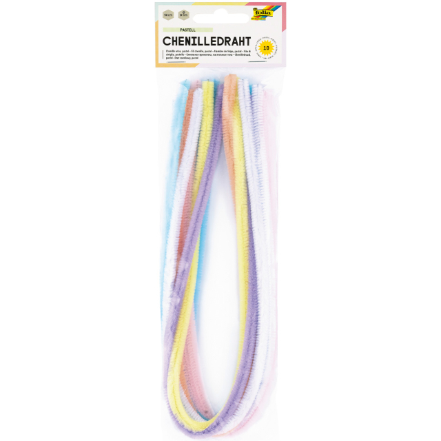Pipes nettoyeurs Pastel lot de 10
