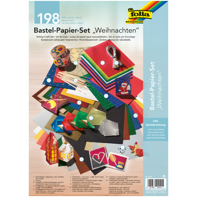 Kit de créativité X-MAS 198 pièces