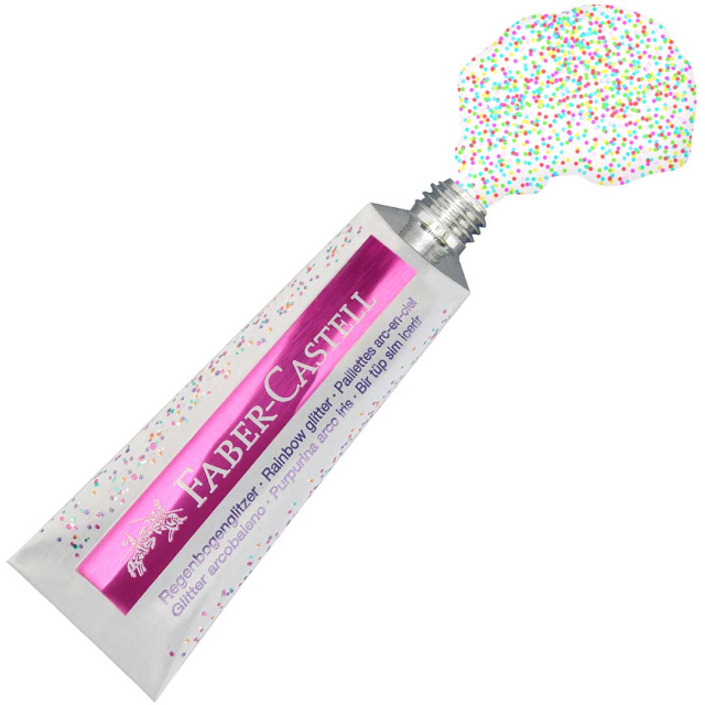 Paillettes arc-en-ciel 2 tubes