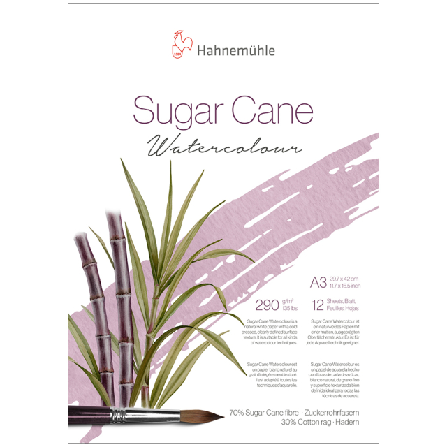 Bloc Aquarelle Sugar Cane 290g A3