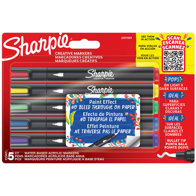Creative Marker Bullet Tip Lot de 5