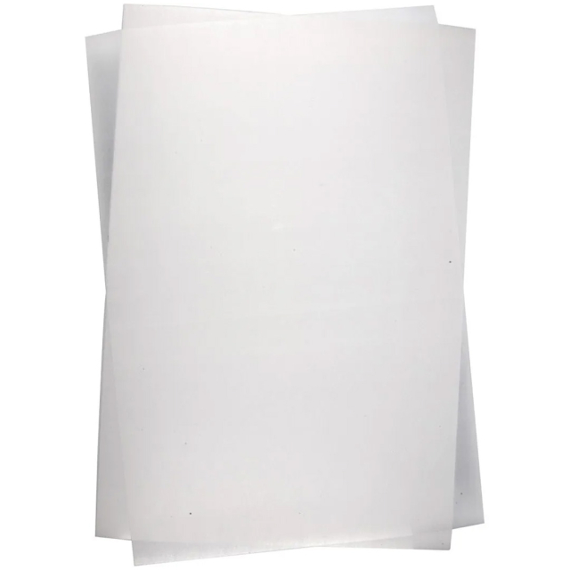 Feuilles de plastique thermorétractable 10 filles Transparent mat 20x30 cm